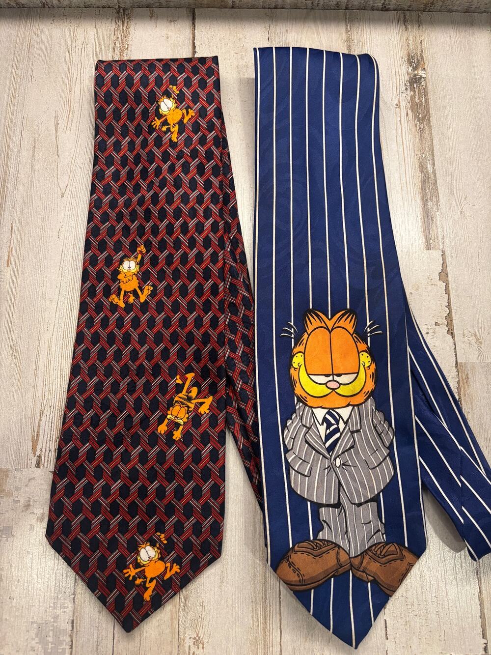 Paws Addiction Garfield Vintage Tie Lot EUC